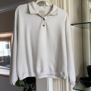 American Eagle white sweater size S/P